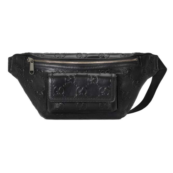 G*u*i gg embossed belt bag 645093  (28*18*8cm)